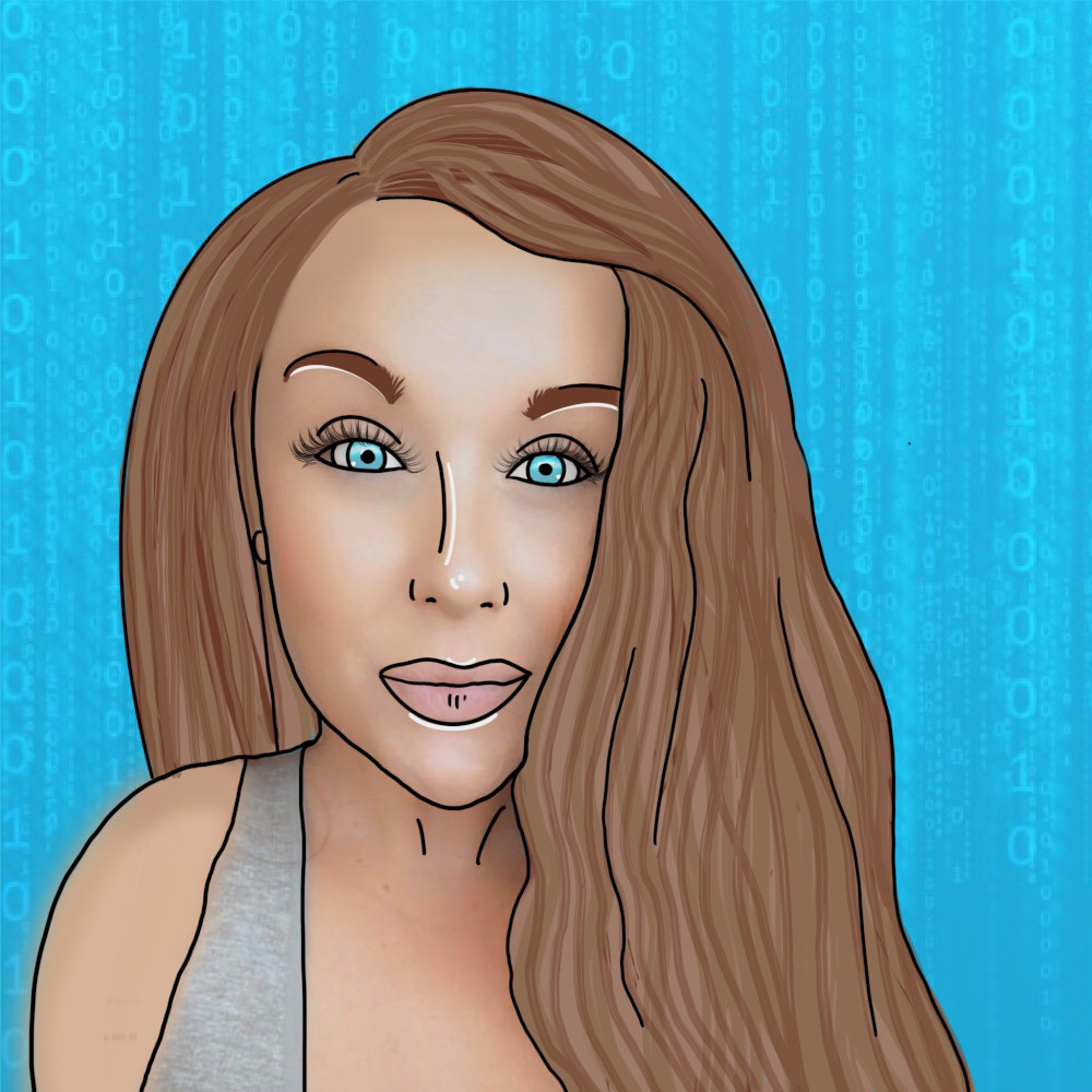 Cartoon image of Chantal who works at Trust Networks Ltd